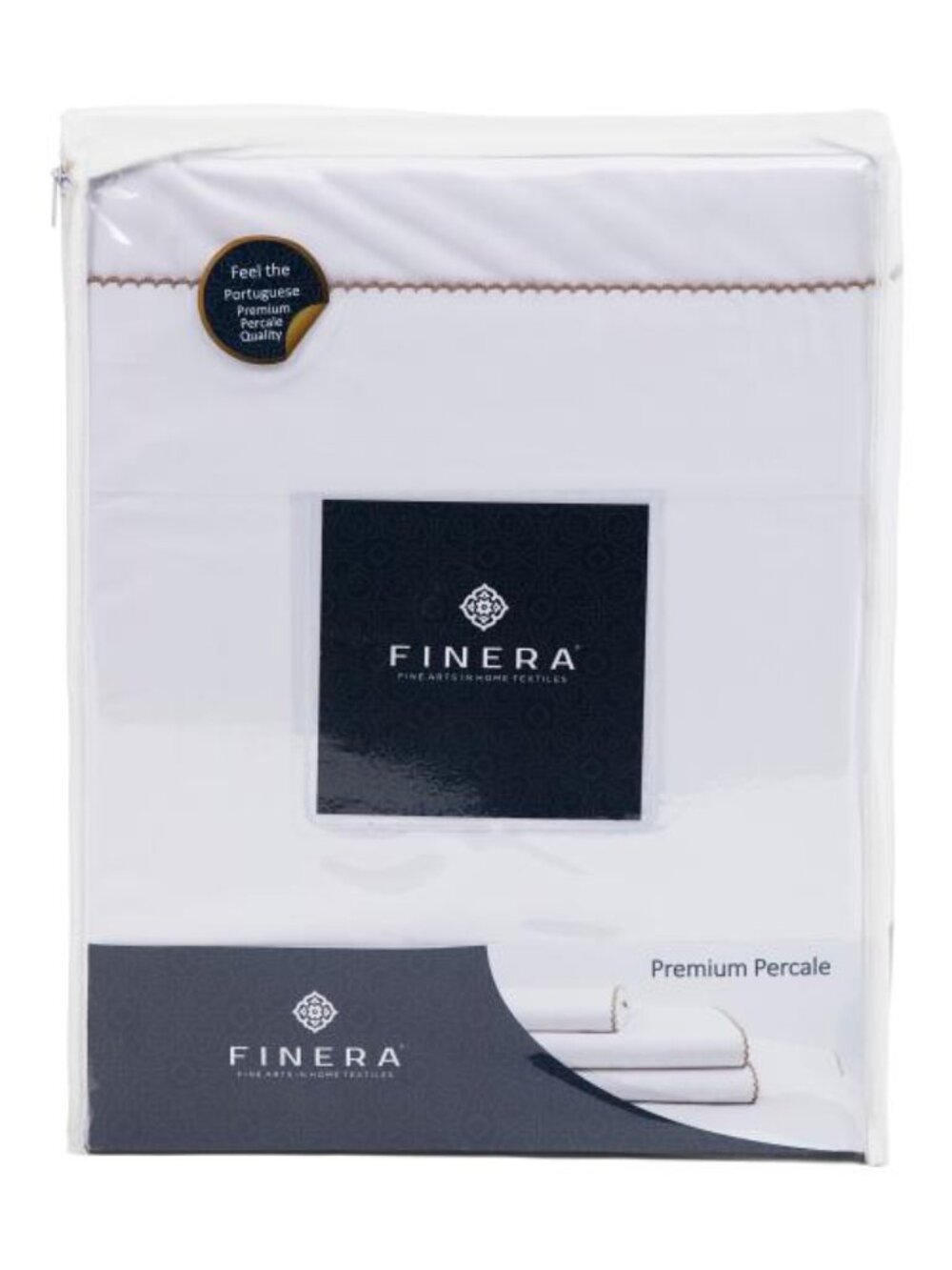 FINERA Made In Portugal 200tc Taupe Sheet Set